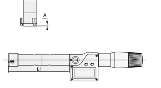 Digital three point internal micrometers