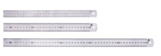 Stainless steel ruler