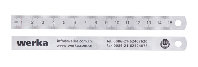 Stainless steel ruler